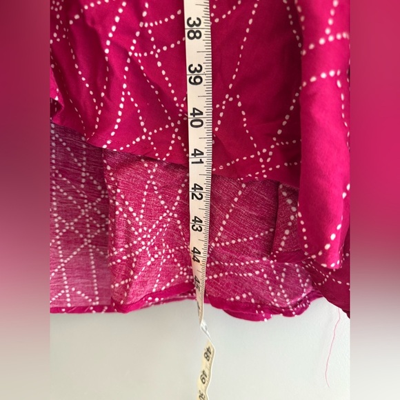 Torrid Dress & Kimono Cardigan Womens SZ 2 1/2 Pink Flowy MIDI Draped Front - Picture 9 of 14